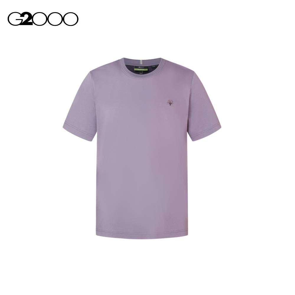 G2000 Men Mercer Embroidery Logo Mercerized Cotton Jersey Tee With Back Blocking