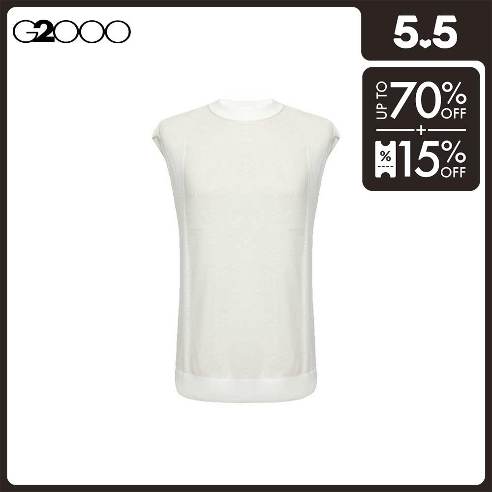 G2000 Women Viscose Nylon Sleeveless Sweater