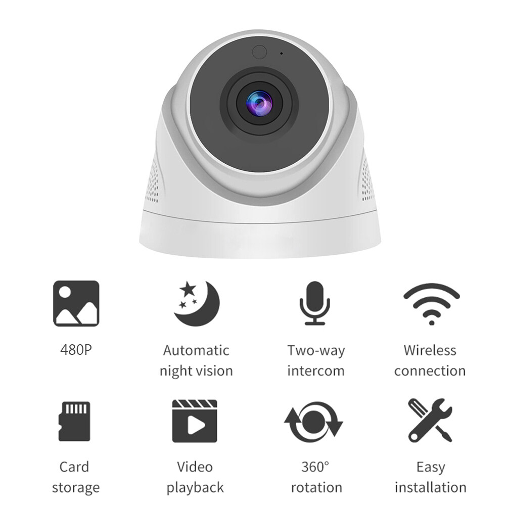 EKLEVA 1080P HD Wireless IP Camera Wifi Video Surveillance Night Vision Two Way Intercom Auto Tracking Baby Security Monitor