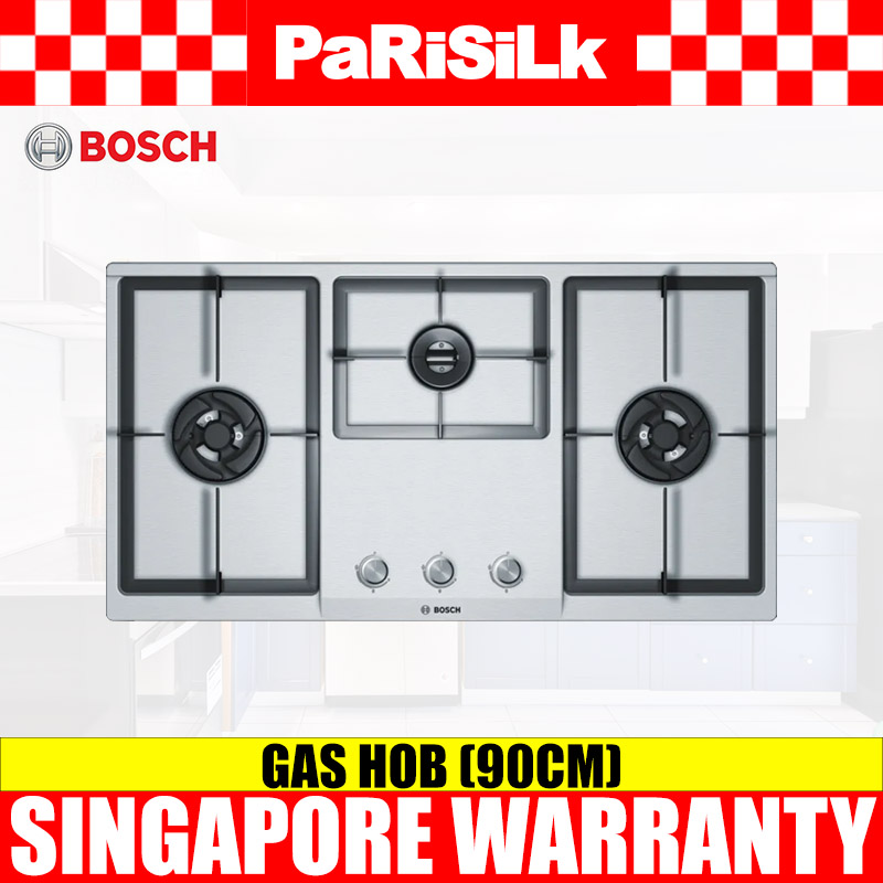 (Bulky) Bosch PBD9351SG (PUB) 90cm Stainless Steel Gas Hob