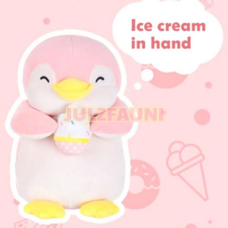❤ PINK PENGUIN PLUSH TOY STUFFED TOYS ❤ 33CM by Miniso